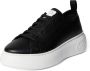 Armani Exchange Zwarte Sneakers met Flatform Zool Black Dames - Thumbnail 3