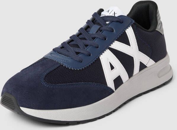 Armani Exchange Sneakers met labeldetail