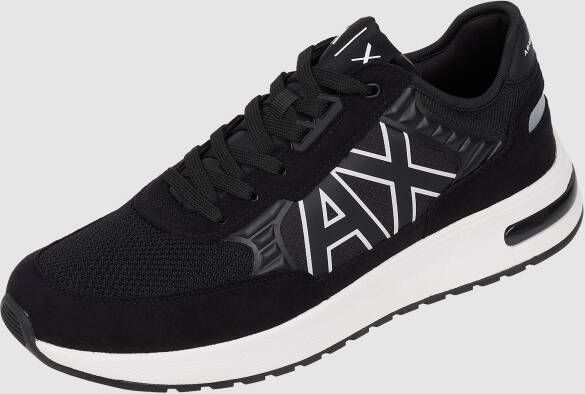 Armani Exchange Sneakers met labeldetails