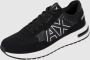 Armani Exchange Zwarte casual lage profiel sneakers Zwart Heren - Thumbnail 6