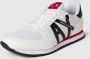 Armani Exchange Heren Sneakers Micro Suede White Heren - Thumbnail 3