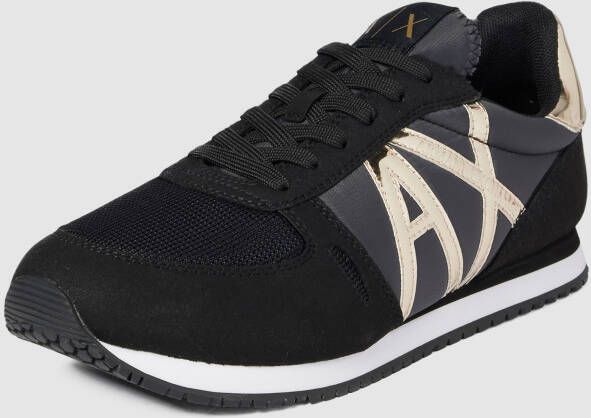 Armani Exchange Sneakers met labeldetails