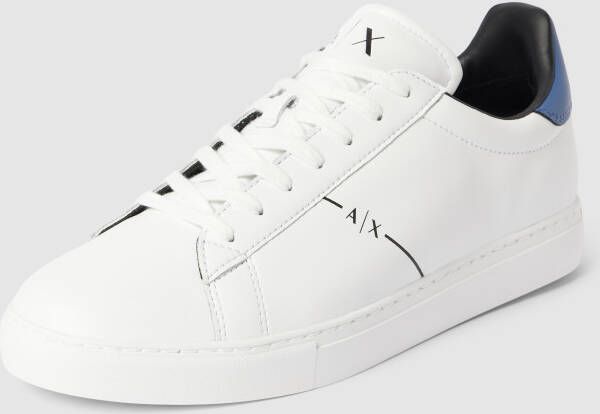 Armani Exchange Sneakers met labeldetails