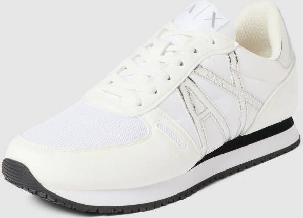 Armani Exchange Sneakers met labeldetails