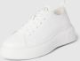 Armani Exchange Witte Sneakers voor Dames met Rubberen Zool Wit Dames - Thumbnail 3