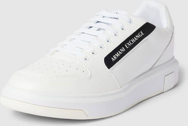 Armani Exchange Sneakers met labeldetails