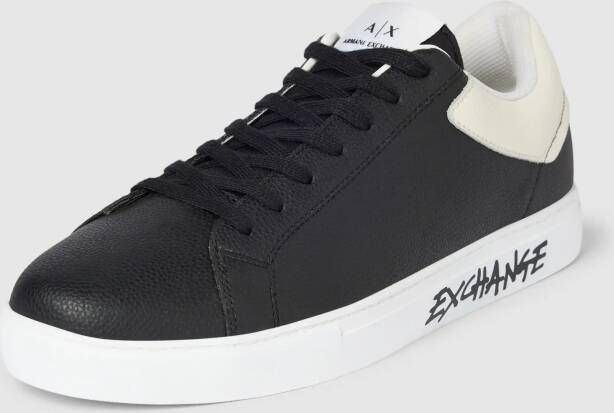 Armani Exchange Sneakers met labelopschrift