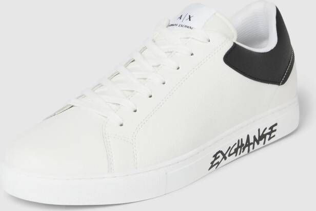 Armani Exchange Sneakers met labelopschrift