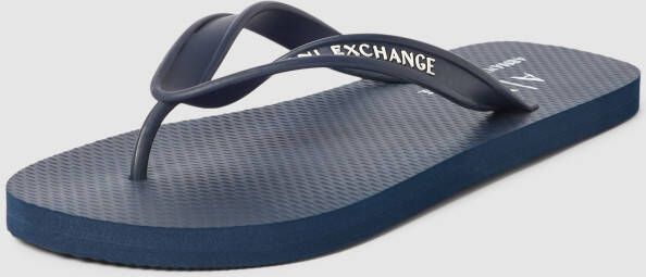 Armani Exchange Xuq002_xv676 Slippers Blauw Man - Foto 4