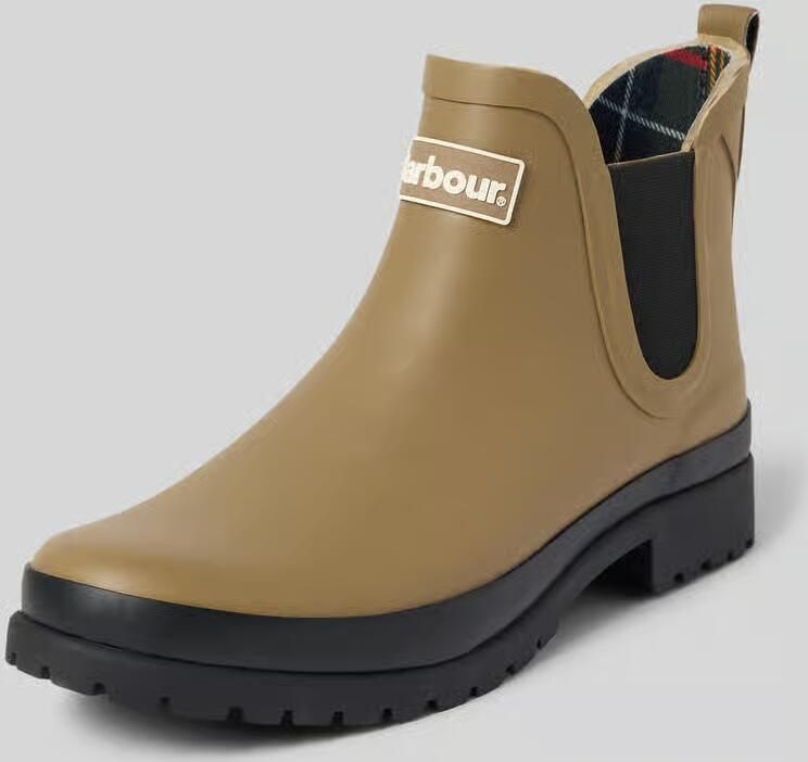 Barbour Laars met label in reliëf model 'Mallow Chelsea Welly' - Foto 2