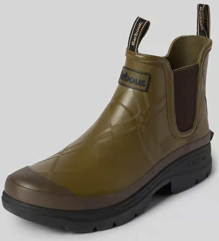 Barbour Laars met labeldetail model 'BREACON CHELSEA WELLY'