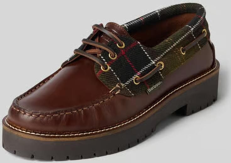 Barbour Veterschoen 'Darras' marine chocoladebruin olijfgroen rood