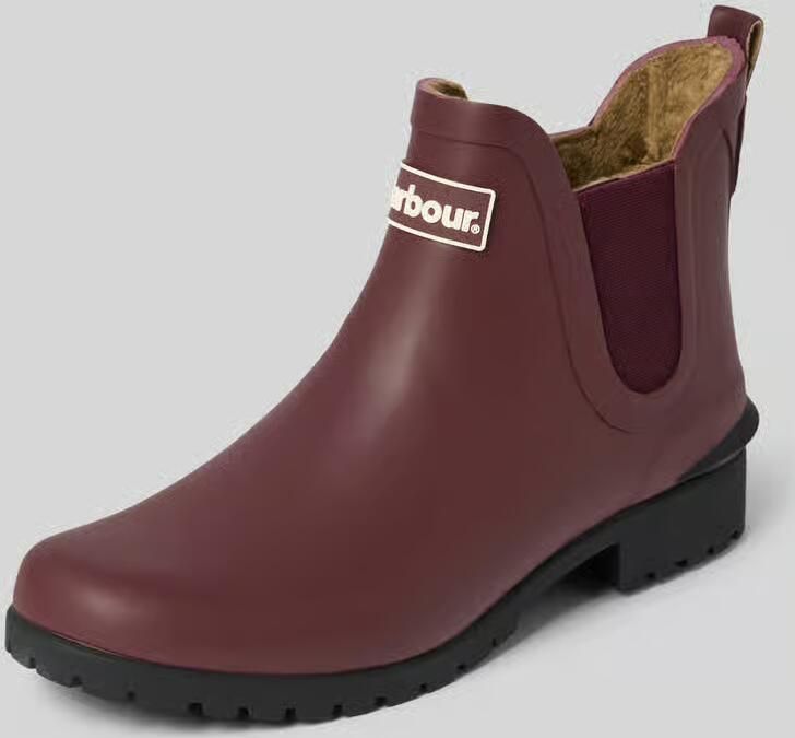 Barbour Rubberlaarzen met labeldetail model 'Kirkton Chelsea Welly'