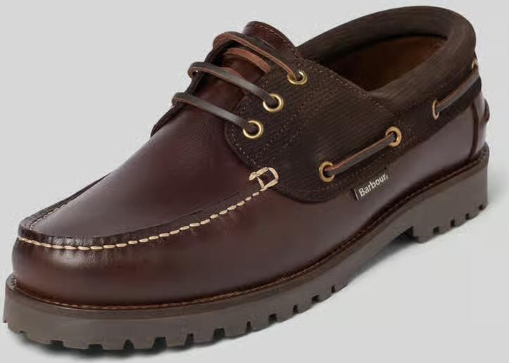 Barbour Veterschoenen van echt rundleer model 'DECK BOAT' - Foto 4