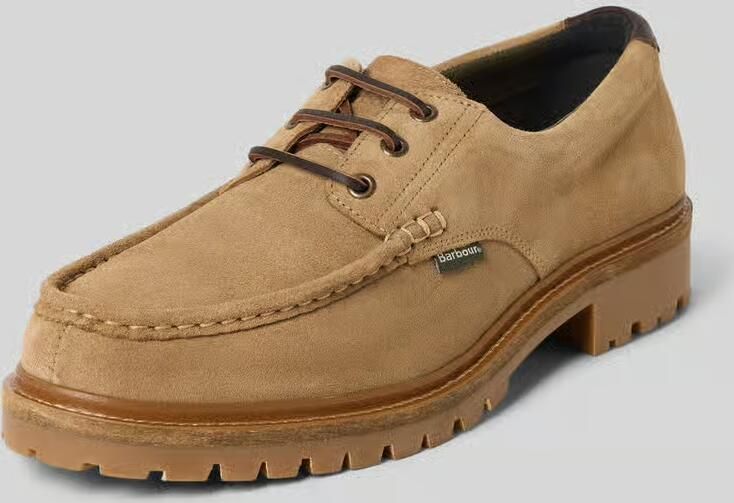 Barbour Veterschoenen van suèdemix met katoenaandeel model 'PAXTON APRON DERBY' - Foto 2