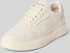 Barracuda Sneakers van leer met labeldetail