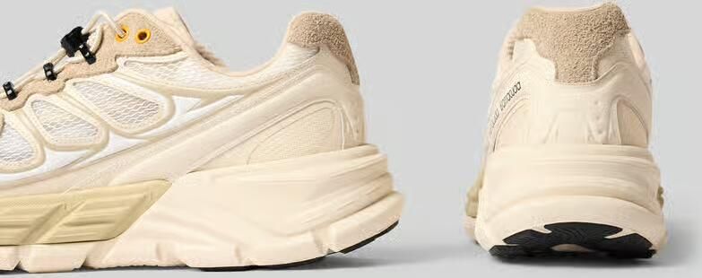 Barracuda Sneakers van leermix met geprofileerde zool - Foto 2