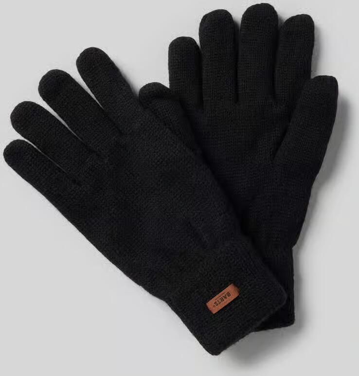 Barts Handschoenen van lamswol met labeldetail model 'HAAKON'
