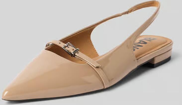 Bianco Ballerina met sleehak
