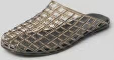 Bianco Clogs in semitransparant design