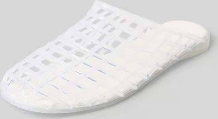 Bianco Clogs in semitransparant design