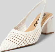 Bianco Pumps in semi-transparant design model 'MARALYN'