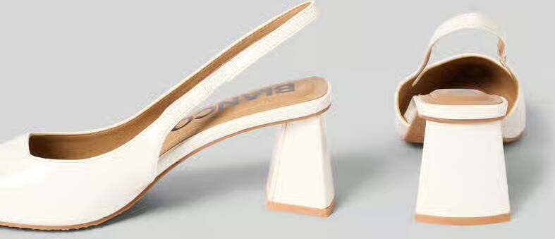 Bianco Pumps met blokhak - Foto 2