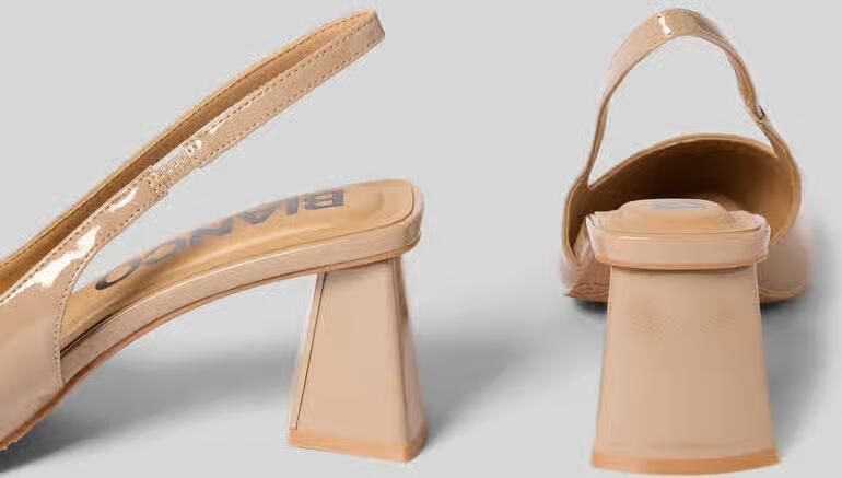 Bianco Pumps met blokhak - Foto 2