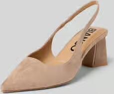 Bianco Pumps met blokhak