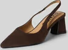 Bianco Pumps met blokhak