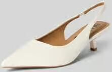 Bianco Pumps met open hiel
