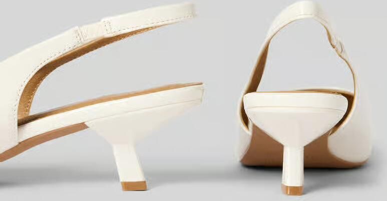 Bianco Pumps met open hiel - Foto 2