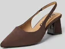Bianco Pumps met open hiel