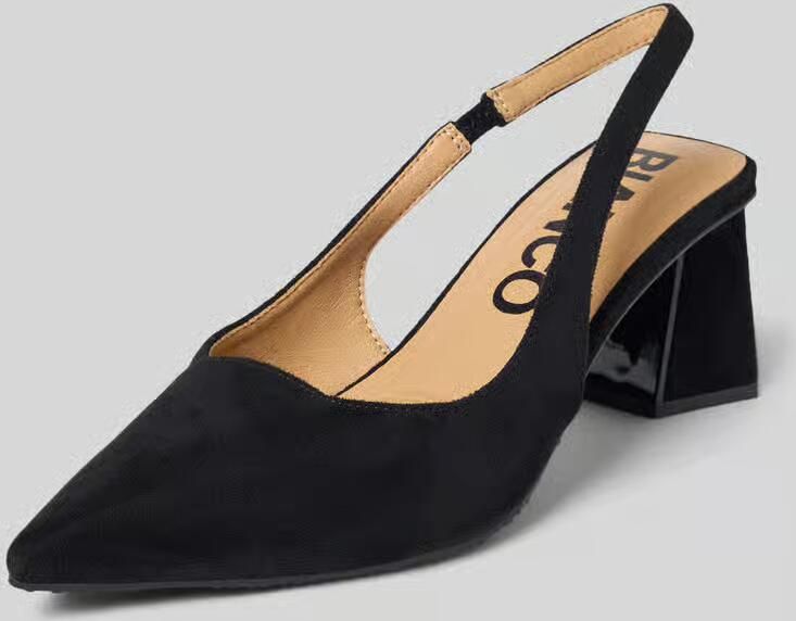 Bianco Pumps met open hiel