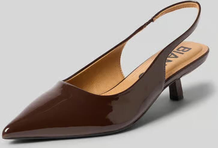 Bianco Pumps met open hiel