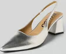 Bianco Pumps met Structuurpatroon