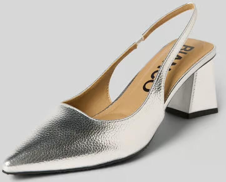 Bianco Pumps met Structuurpatroon