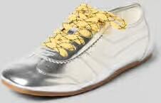 Bianco Sneakers in metallic look