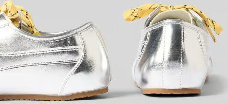 Bianco Sneakers in metallic look - Foto 2