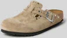 BIRKENSTOCK Instappers Dames Boston Rivet Maat: 38 Materiaal: Suède Kleur: Taupe - Foto 14