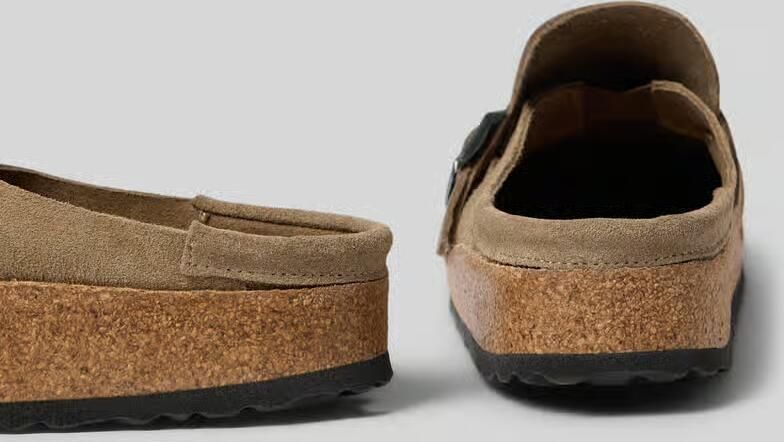 Birkenstock Clogs van suède model 'BUCKLEY BRAIDED' - Foto 2