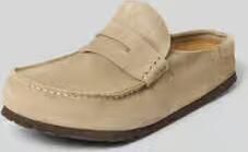 BIRKENSTOCK Instappers Heren Naples Maat: 45 Materiaal: Suède Kleur: Beige - Foto 8