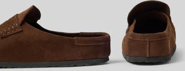 BIRKENSTOCK Instappers Heren Naples Maat: 47 Materiaal: Suède Kleur: Bruin - Foto 7