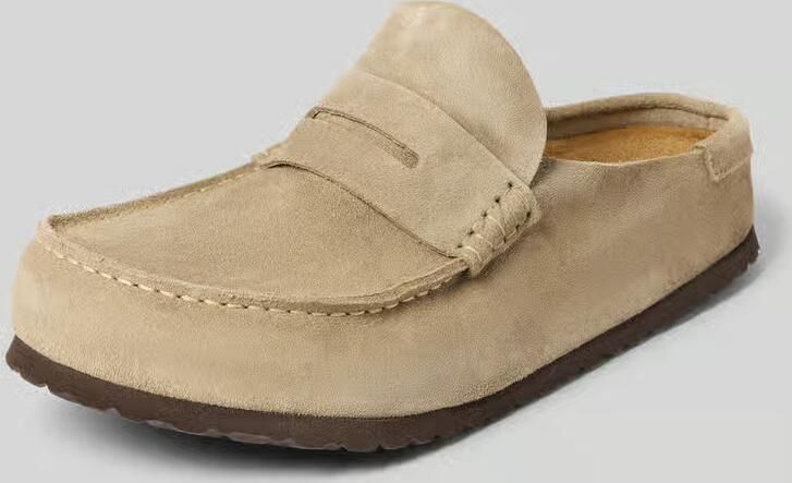 BIRKENSTOCK Clogs Heren Naples Suède Beige - Foto 12