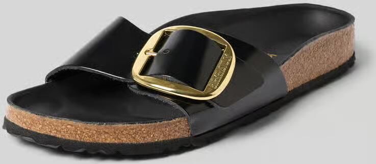 Birkenstock Glanzende sandaaltjes model 'Madrid'