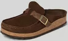 Birkenstock Huisschoenen van echt suède model 'Buckley'