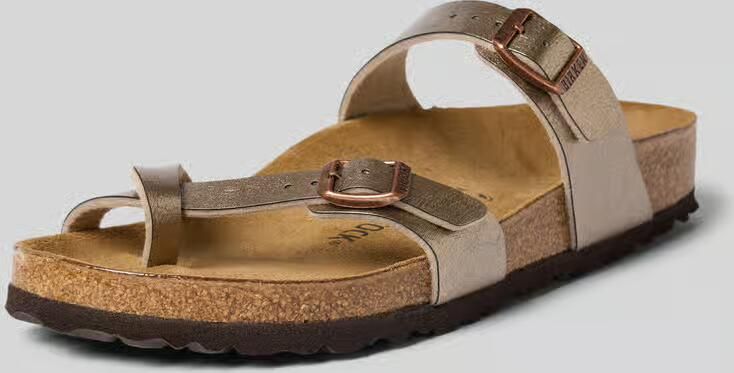Birkenstock Mayari Dames Slippers Graceful Taupe Narrow fit | Taupe | Imitatieleer - Foto 6