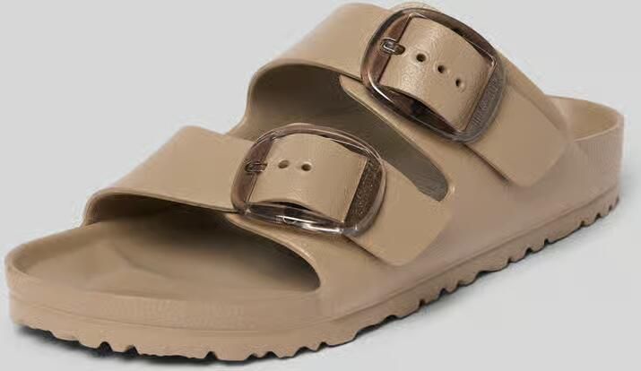 BIRKENSTOCK Badslippers Dames Arizona Big Buckle Eva Rubber Beige - Foto 6