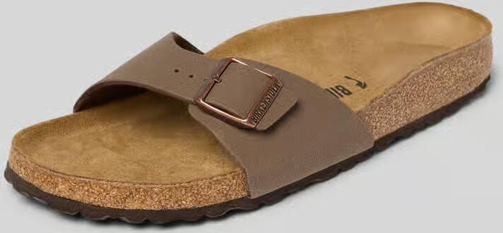 Birkenstock Madrid Dames Slippers Mocha Regular fit | Bruin | Imitatieleer - Foto 19