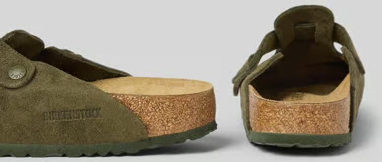 Birkenstock Leren slippers met doornsluiting model 'BOSTON' - Foto 2